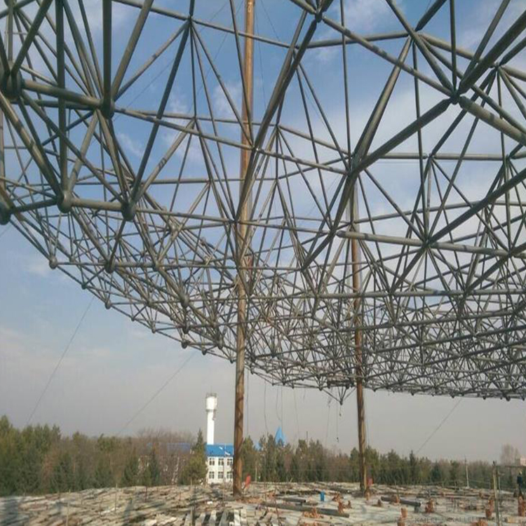 湖北球形网架钢结构施工方案